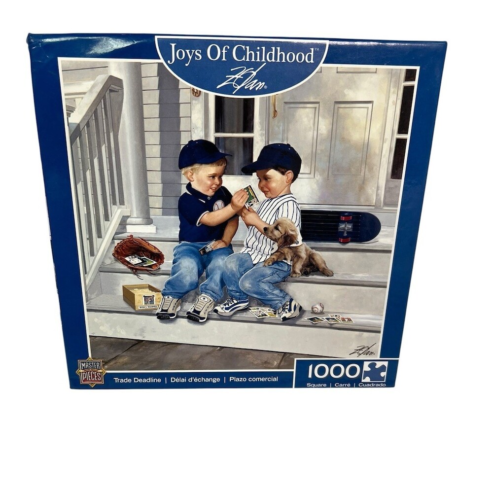 MasterPieces Joys of Childhood Trade Deadline 1000 Piece Jigsaw Puzzle
